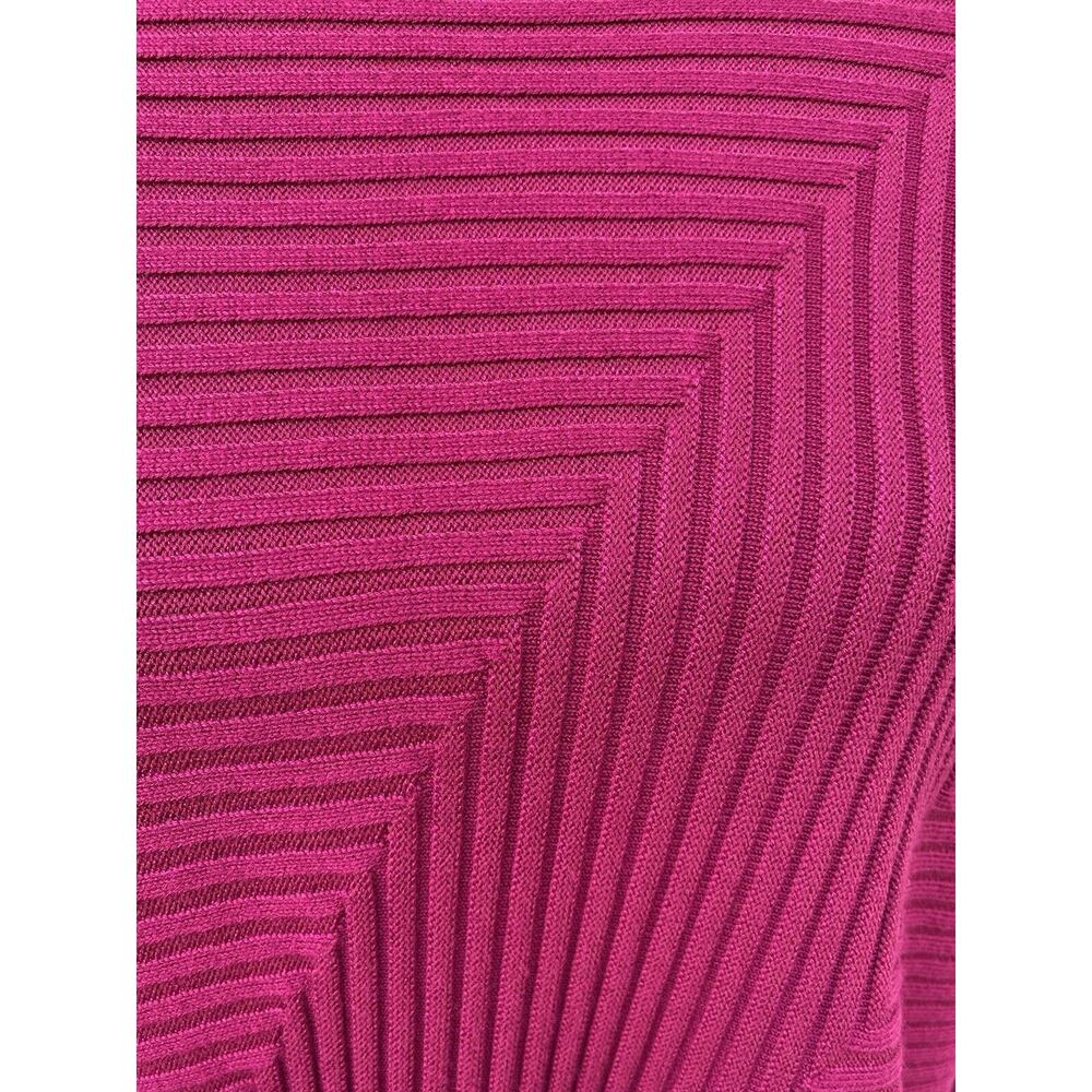 Chico’s NWT Avery Boat Neck Rib 3/4 Sleeve Pullover Sweater Pink/Berry Size‎ L/2 - Picture 2 of 12